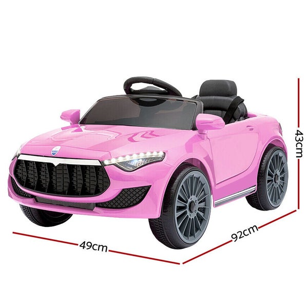 Rigo Kids Ride On Car Battery Electric Toy Remote Control Pink Cars Dual Motor K Carousel 2