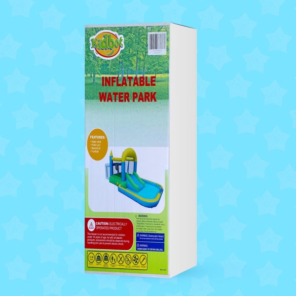 Inflatable Water Park Slide Pool Carousel 15