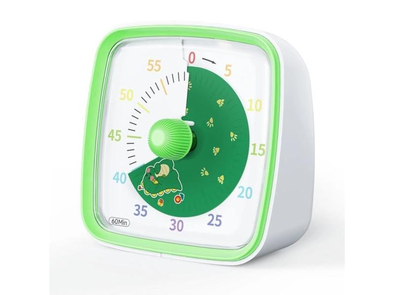 Yunbaoit Visual Timer With Night Light 60-Minute Countdown Timer For Kids And Carousel 1