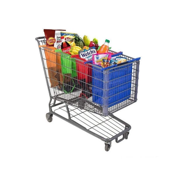 Shopping Bags Trolleys Reusable Folding 4 Colours Storage Reusable Shopping Bags Carousel 6