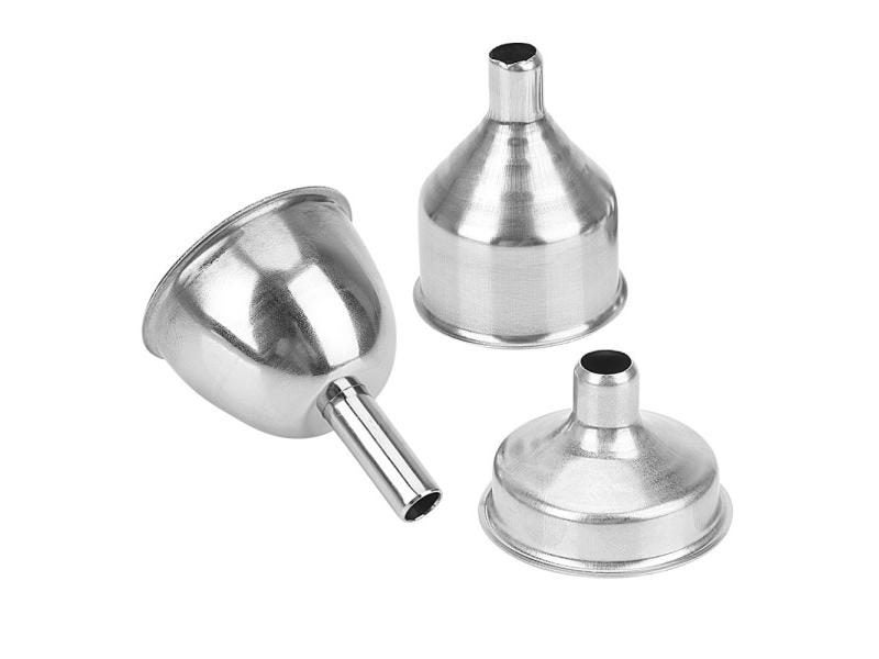 HILIFE Small Mouth Funnels For Filling Hip Flask Narrow-Mouth Bottles Mini Carousel 2