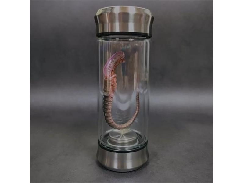 Alien Glow Jar Xenomorph Specimen Facehugger Embryo Glass Jar Movie Prop Carousel 1