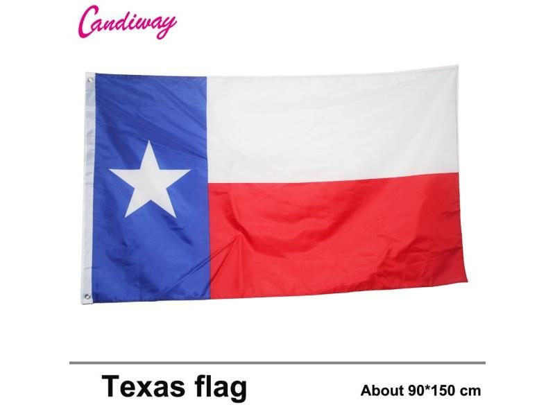 3x5 Ft Deluxe TEXAS Embroidered TX American Lone Stars USA State Flag Carousel 1