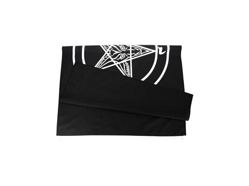 Yehoy 90x150cm Church Of Satan Baphomet Knights Templar Pentagram Flag Carousel 1