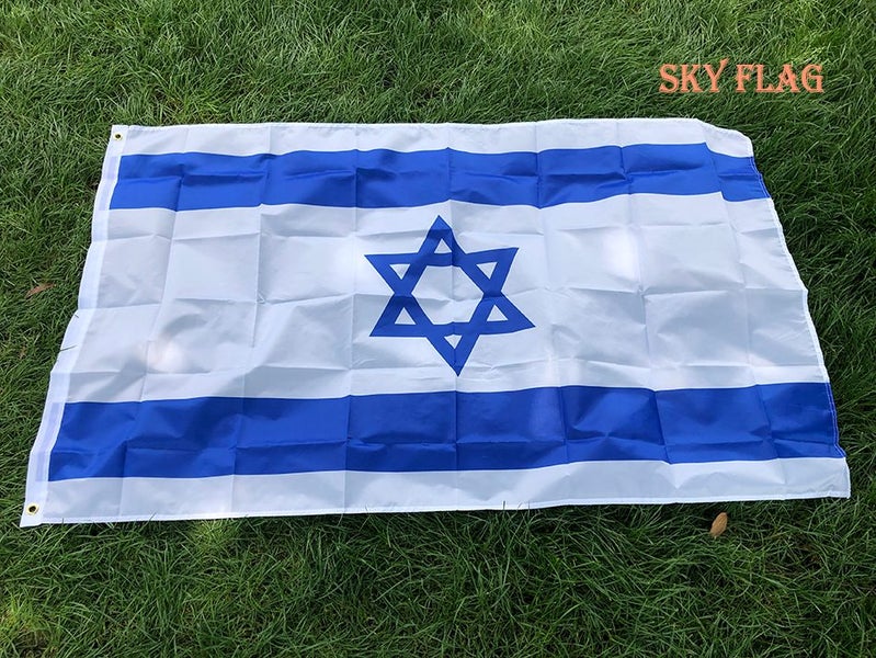 Israel Flag 90X150cm Israel National Flag Hanging Polyester 3x5ft ISR IL Carousel 2