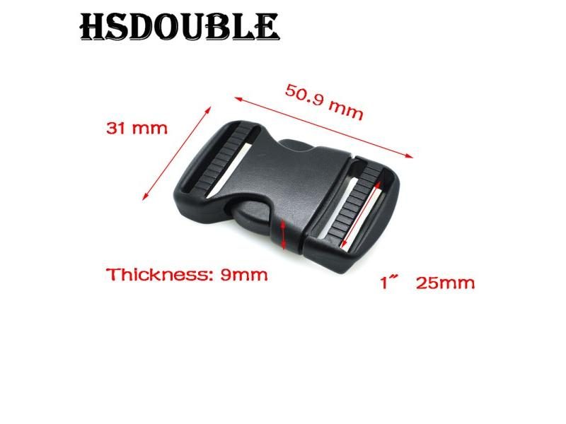 20mm-50mm Plastic Hardware Dual Adjustable Side Release Buckles For Molle Bags Carousel 1