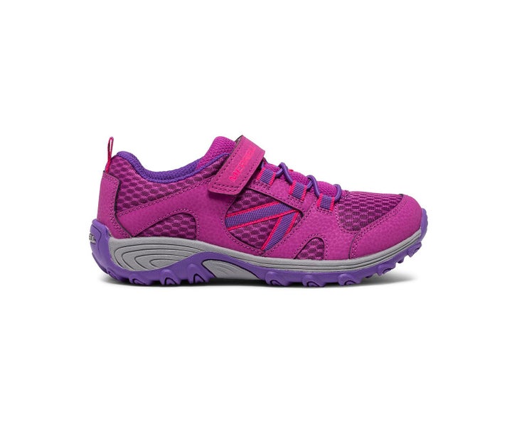 Merrell Trail outback Hiking Shoes girls berry big kids and Grey/Multi colour Carousel 2