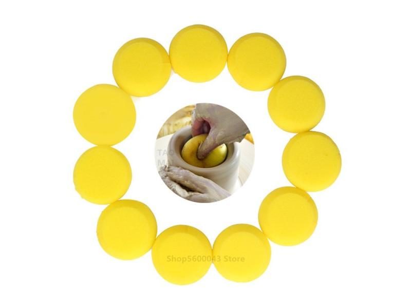 5 Piece Round Soft Water Absorbent Pottery Sculpture Sponge For Coloring Carousel 1