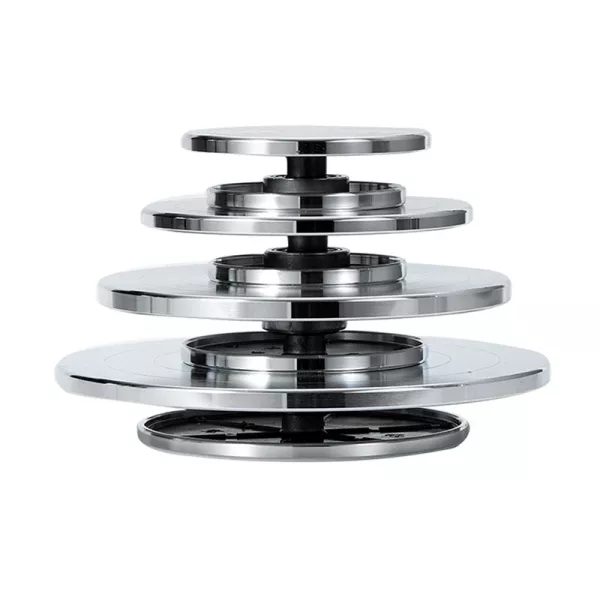 15 30cm Pottery Wheel Double Sided Aluminum Turntable Carousel 2