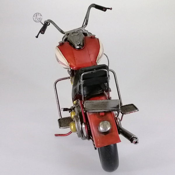 Vintage Red Motorcycle Sculpture - Large62997353905411113