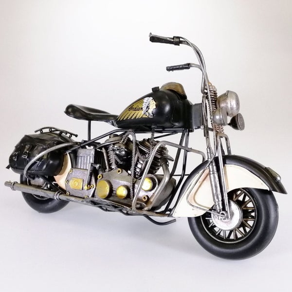 Vintage Indian Motorcycle Sculpture629973539106591116