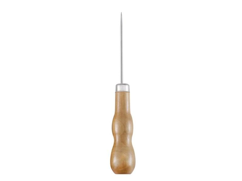 Wooden Handle Sewing Awl DIY Carft Stitch Needle Cone Die Stencils Canvas Shoes Carousel 1