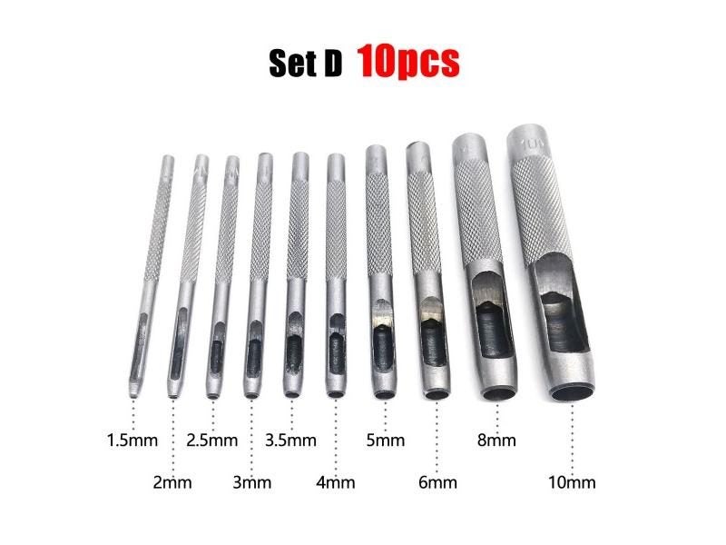 Mix Size Set Kit High Quality 45# Steel Round Hole Punch Tool Hollow Cutter For Carousel 1