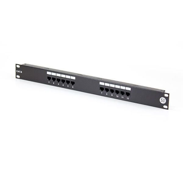 Serveredge 12 Port Cat6 Patch Panel 1Ru Utp Carousel 1