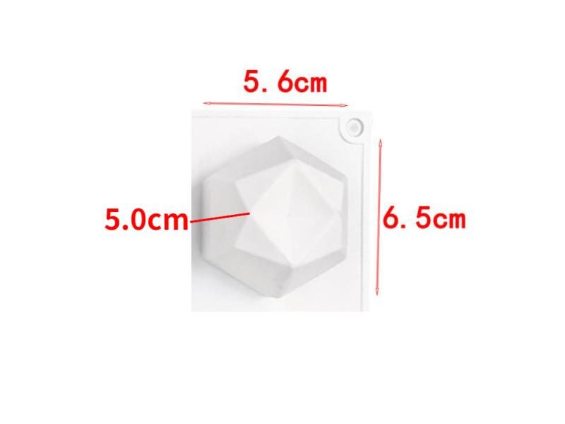 3D Geometric Cube Silicone Candle Mold DIY Creative Handmade Candle Making Carousel 1