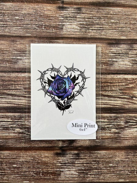 MINI PRINT ~ Galaxy Rose Carousel 2