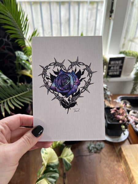 MINI PRINT ~ Galaxy Rose Carousel 3