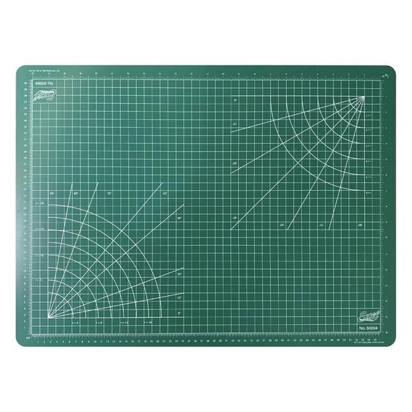 EXCEL 60002 Cutting Mat 8.5" x 12" Green Carousel 1