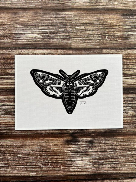 MINI PRINT ~ Subliminal Moth Carousel 1