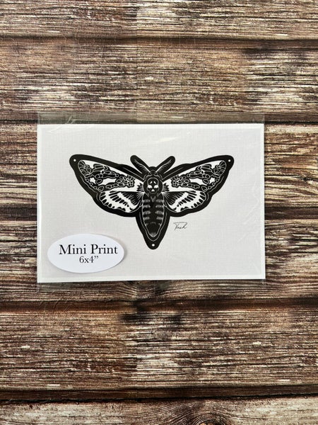 MINI PRINT ~ Subliminal Moth Carousel 2