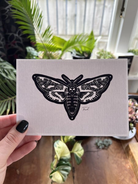 MINI PRINT ~ Subliminal Moth Carousel 3