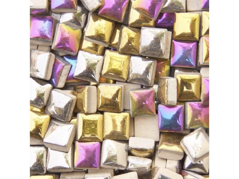 100g DIY Ceramic Mosaic Tiles Glass Mirror Handmade Ornaments Tiles Wall Crafts Carousel 1