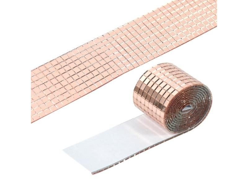 4*100cm Self-Adhesive Real Mini Glass Square Mirror Mosaic Tiles Stickers For Carousel 1