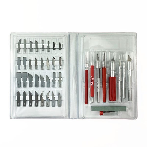 EXCEL 44200 SUPER DELUXE KNIFE SET WITH 46 BLADES AND KNIVES Carousel 1