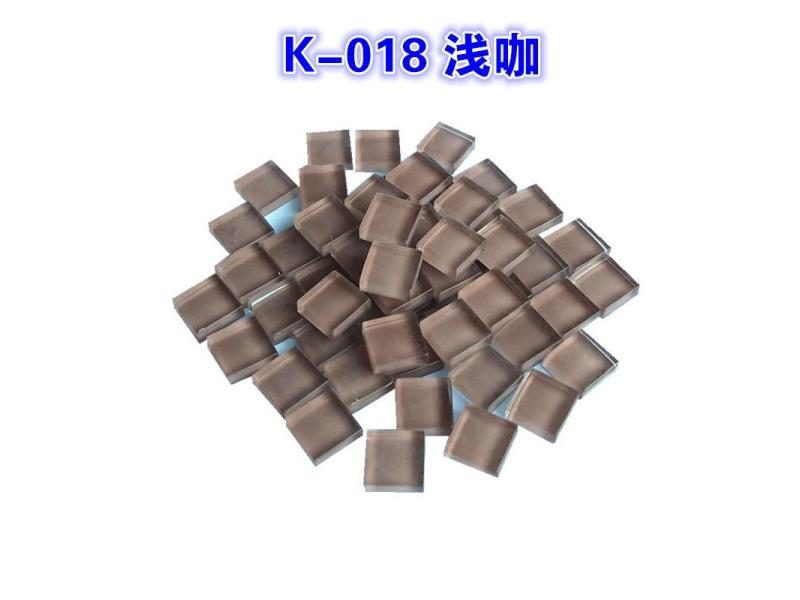 100g/lot 10*10mm Square Clear Glass Mosaic Tile For DIY Mosaic Making Baby Carousel 1