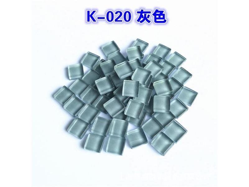 100g/lot 10*10mm Square Clear Glass Mosaic Tile For DIY Baby Puzzle Art Carousel 1