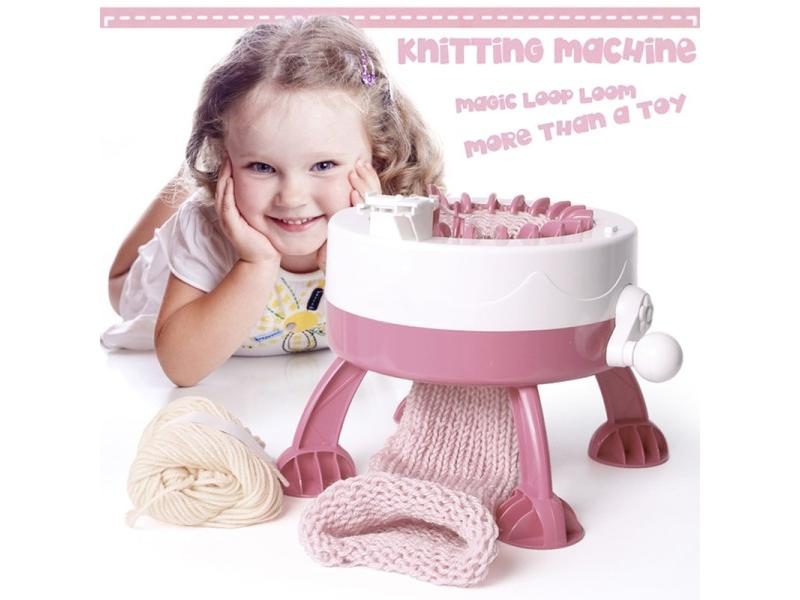 22 Needles Creative DIY Knitting Machine Magic Loop Weaving Loom Weaving Scarf Carousel 2