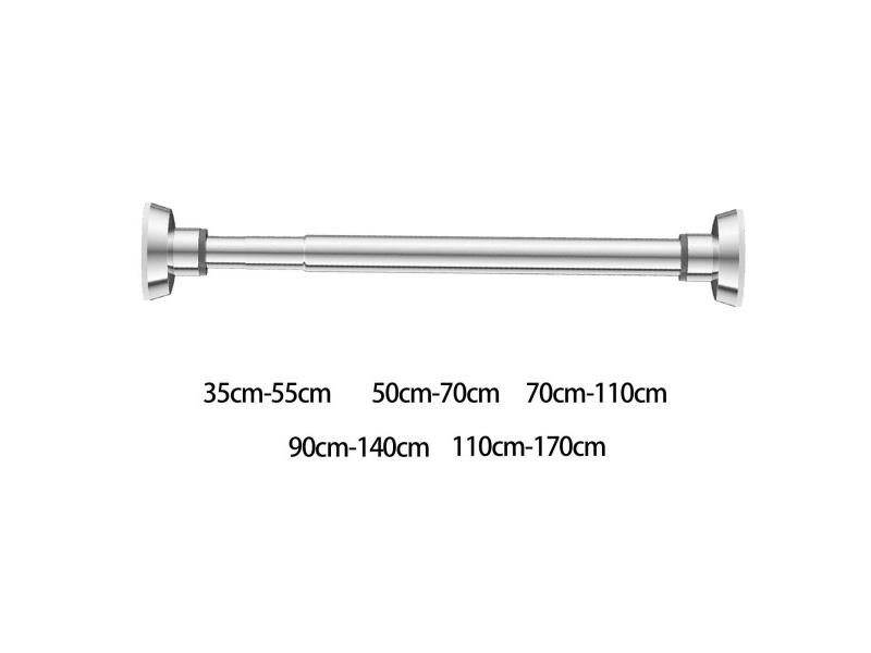 Clothes Rod Shower Curtain Rod Adjustable Length Adjustable Closet Rod For Carousel 2