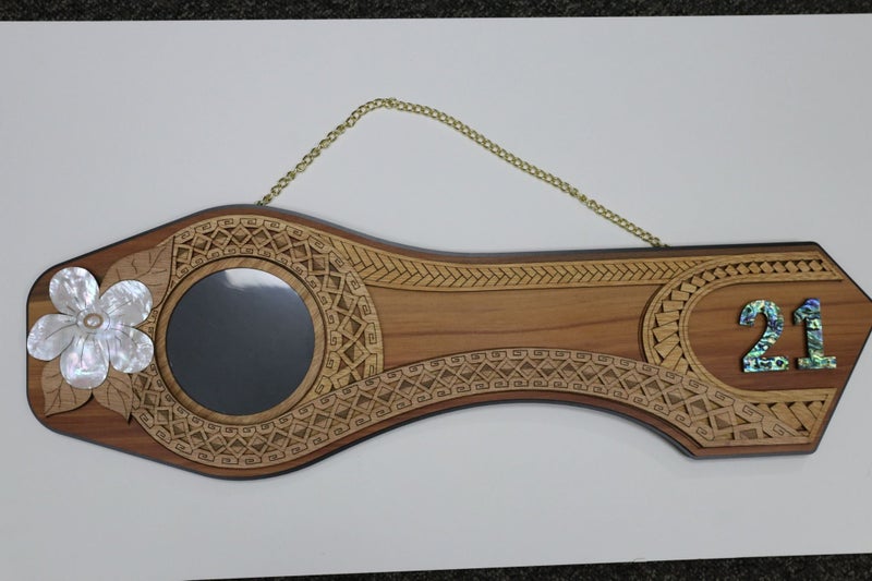 21st Celebration Key Polynesian design 21PA-1 Carousel 6