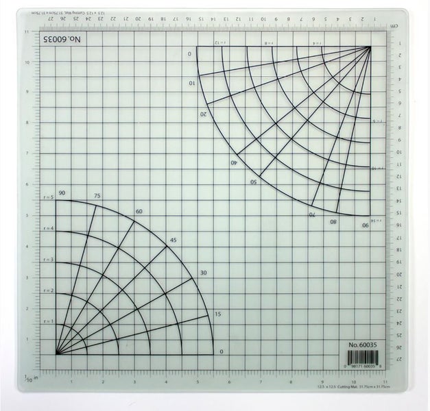 Excel 60032 Cutting Mat 18" x 24" (460mm x 609mm) Clear Carousel 1