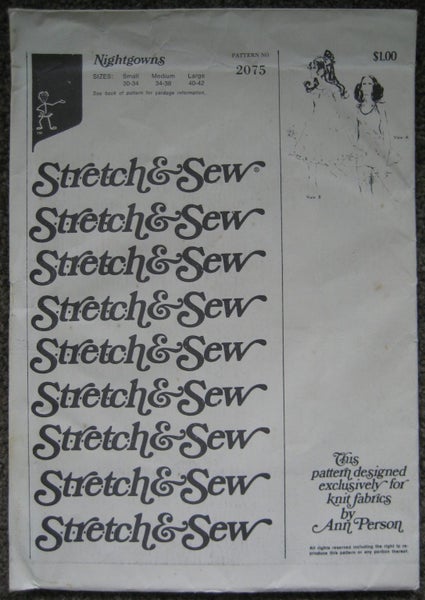 LINGERIE Sewing Pattern WOMENS NIGHTGOWNS S - L Carousel 2