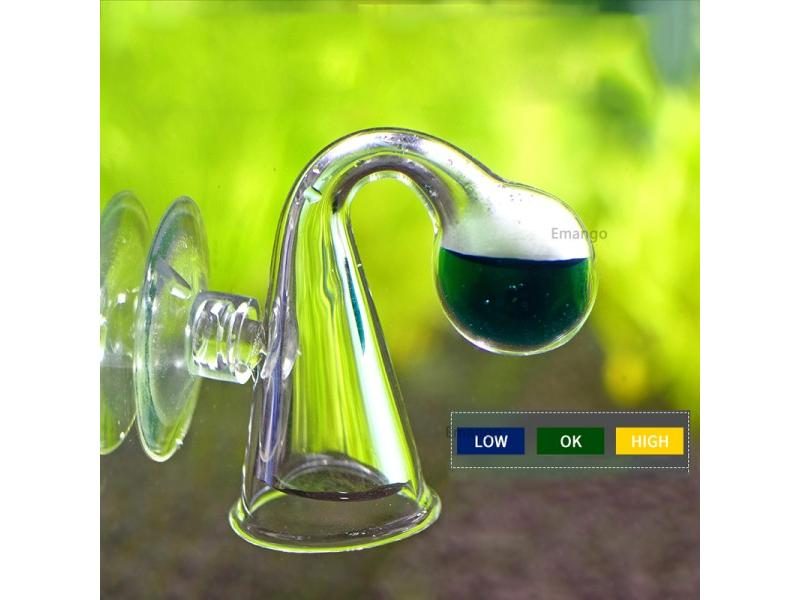 Fish Tank CO2 Diffuse Glass Drop Checker For CO2 Monitor Carousel 2