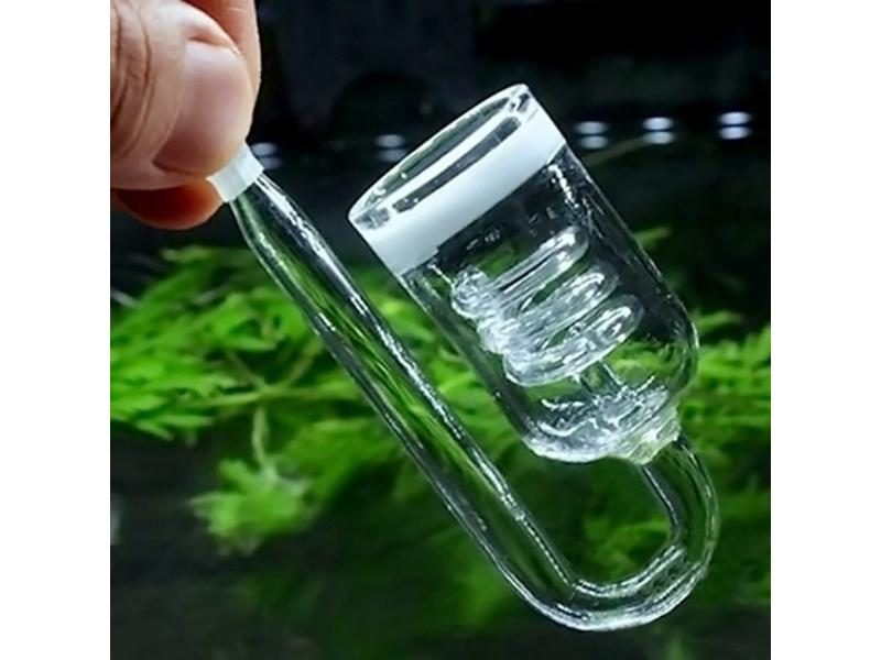 Aquarium CO2 Diffuser 60-300L Plants Tank Atomizer Moss CO2 Spiral Glass Tube Carousel 1