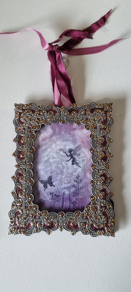 Original artwork - NEW - Fairy - acrylic and Ink - whimsical and magical Carousel 1