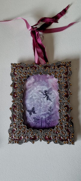 Original artwork - NEW - Fairy - acrylic and Ink - whimsical and magical Carousel 2