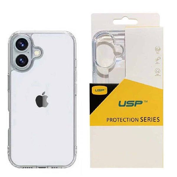 USP Apple iPhone 16 Plus (6.7') Clear Rock Shockproof Case - Ultra-Thin, Ligh... Carousel 1