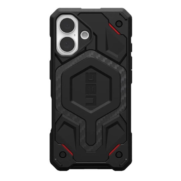 UAG Monarch Pro Apple iPhone 16 (6.1') Rugged Case - Kevlar Black (1144581139... Carousel 1