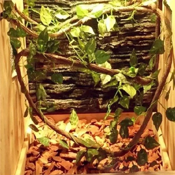 Large Flexible Vines Rattan Habitat Decoration For Reptiles Terrarium 1.5 2.5 Carousel 1