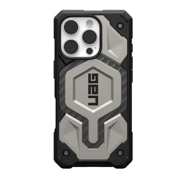UAG Monarch Pro Apple iPhone 16 Pro Max (6.9') Rugged Case - Titanium (114457... Carousel 1
