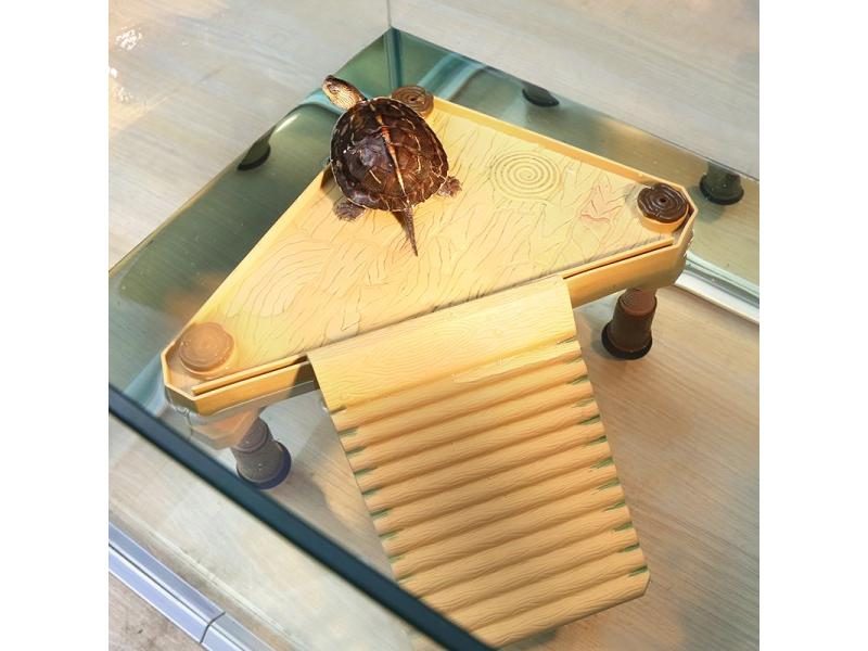 Multi Functional Turtle Drying Back Platform With Floating Perch Carousel 2