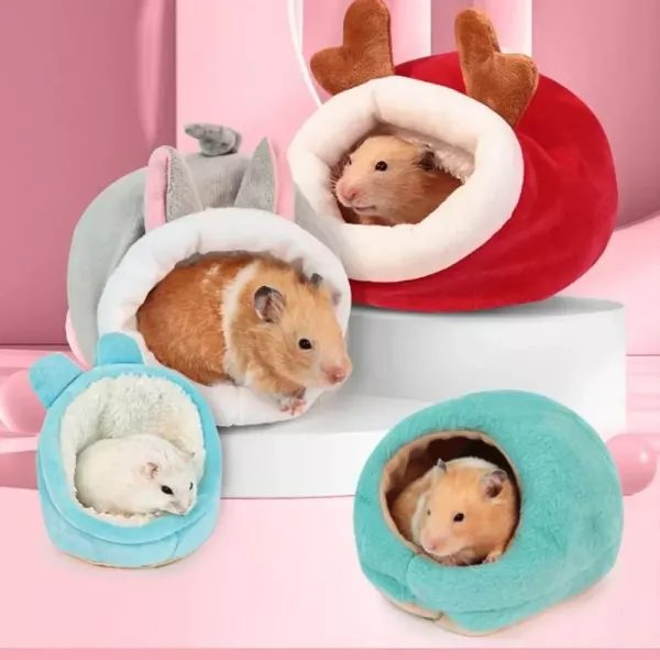 Hamster Cotton Nest Rabbit Warm House Supplies For Pets Carousel 2