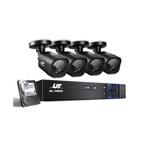 Cctv 2Tb 4Ch Dvr 1080P 4 Camera Sets Carousel 1