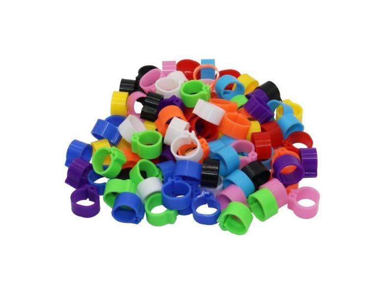 1000 Pcs Pigeons Rings 8mm/10mm Bayonet Identification Ring Opening Pigeon Ring Carousel 2