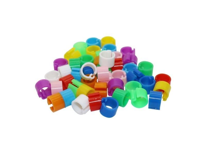 2000 Pcs No Number Bird Training Foot Ring Bayonet Identification Ring Opening Carousel 2