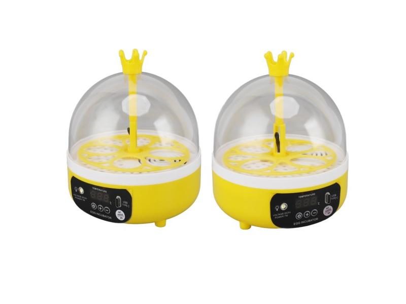 Portable Digital Egg Incubator With ABS Temp Humidity Control Insulation Foam Carousel 1