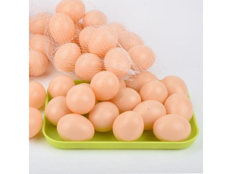 10 Pcs Poultry Hatching Chicken House Fake Eggs Farm Animal Supplies Cages Carousel 2
